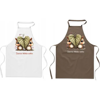 Kuchyňská zástěra Kuchyňská zástěra pro pár - Dárek k Valentýnu - Navždy spolu