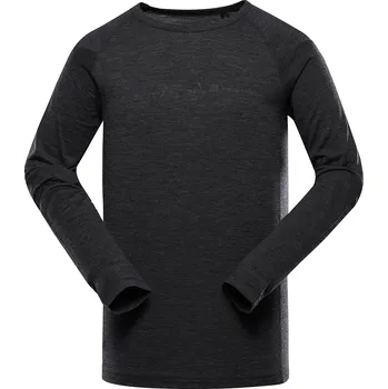 Pánské tričko Pánské triko z merino vlny ALPINE PRO MEREN černá 2XL