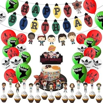 Balónek Narozeninová sada balónků s dekorací Boy Girl