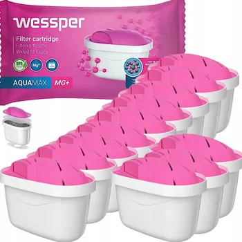 Filtrace vody 12x FILTR WESSPER HOŘČÍK AQUAMAX MG+ AQUA MAX do VODY do DŽBÁNU BRITA DAFI