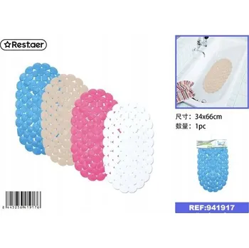 Protiskluzová podložka Kulatá Prostiskluzová Podložka do Vany 34x66 cm