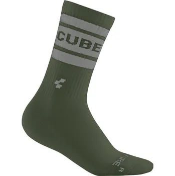 Cube ponožky AFTER RACE HIGH CUT olive - 36-39