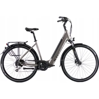 Elektrokolo Elektrokolo Storm E-Diamond Deep 2.0 Lady 17 palců šedé 28" 8 rychlostních stupňů