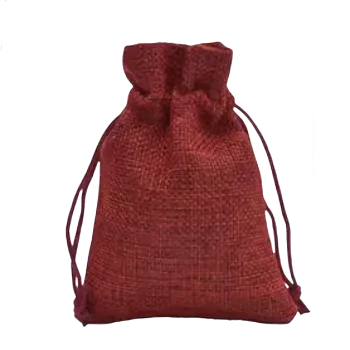 Dárková taška Stahovací sáček - vínový (9,5 x 14,0 cm)