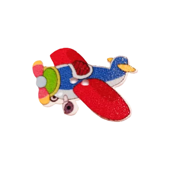 Knoflík Knoflík dřevěný letadlo I