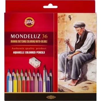 Pastelka PASTELKY PASTELKY KOH-I-NOOR MONDELUZ 36 BAREV SADA KOVOVÝCH ŠTĚTCŮ