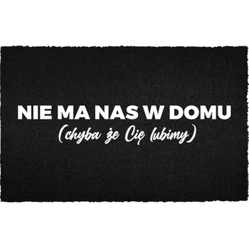 Rohožka KOKOSOVÁ VSTUPNÍ ROHOŽKA 40X60 NÁPIS NEMÁME NÁS (pokud tě nemáme rádi)