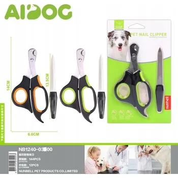 Kosmetika pro psa Nůžky na drápky pro psy s pilníkem