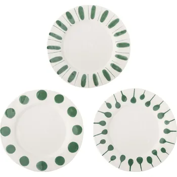 Talíř Bloomingville Talíř Linora Green Ø 28 cm C