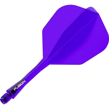 Winmau Fusion fialové, integrované No6 letky a střední násadky