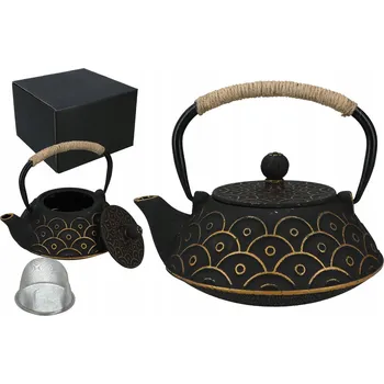 Konvice na čaj LITINOVÝ ZÁZVOR NA ČAJ SMALTOVANÝ VAŘIČ ORGANIZÉR SÍTKO KONVICE DŮM