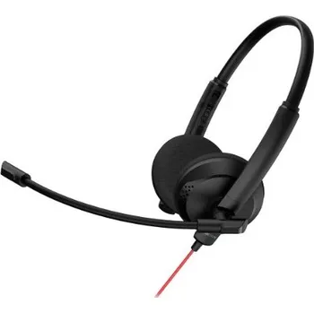 Sluchátka CANYON konferenční headset HS-07, tenký, kompaktní, USB zvuková karta s ovladačem pro hovory, 3.5mm jack, černý CNS-HS07B