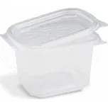 Miska (PP) Ripboxx Tiny hranatá průhledná 500ml [50 ks]