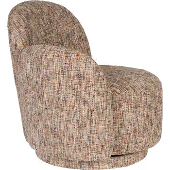 Křeslo Dutchbone Béžové otočné křeslo ROSE