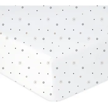 Babymatex Bavlněné prostěradlo do postýlky 60x120 cm - Hvězdičky
