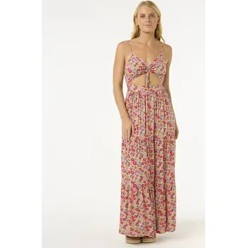 Dámské šaty RIP CURL šaty - Las Dalias Maxi Dress Blue (70)