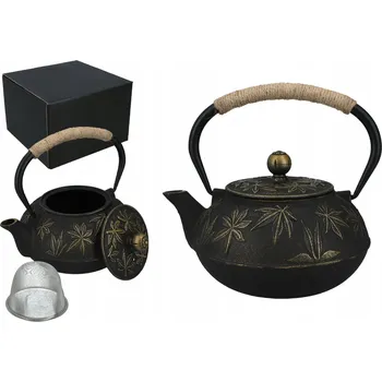 Konvice na čaj LITINOVÁ KONVICE NA ČAJ SMALTOVANÁ ORGANIZÉR STYLOVÁ KONVICE