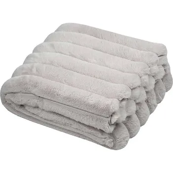 deka STOF Nadýchaná deka Polary se silnými pruhy, 130 × 160 cm, béžová