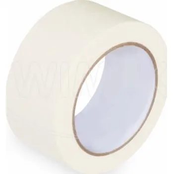 Toaletní papír Lepicí páska krepová (PAP/Solvent) do +80°C bílá 50mm x 50m [1 ks]