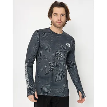 Dámské termo spodky Volcom M V Science Crew (black print) XS, černá