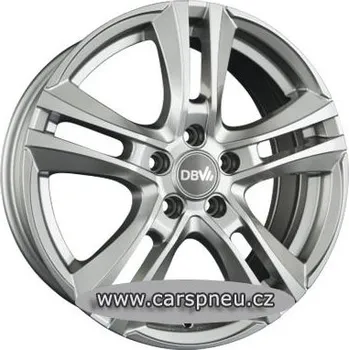 Alu kolo DBV Andorra II hyper silber - 7,0x17, 5x112, ET48 |7x17| (DI7IM48HSX)