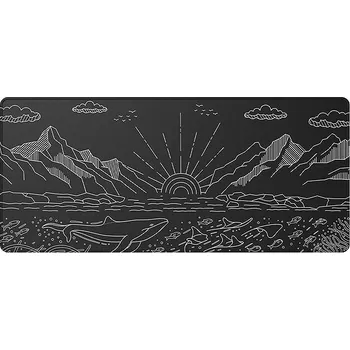 Podložka pod myš Dark Project Gaming Mousepad, Terra Nostra Black, XL