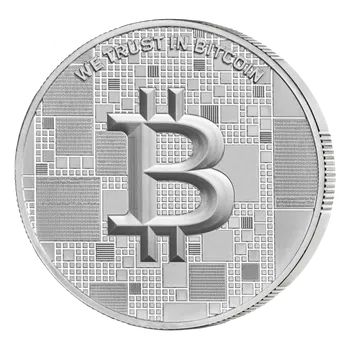 Stříbrná medaile Bitcoin 1000 SATS BU kolorovaná