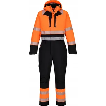 Pracovní obuv PORTWEST Kombinéza DX438, zimní, reflexní, vysoká viditelnost POR-DX438OBRXL XL Oranžová/černá