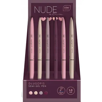 Gelová propiska modré Interdruk