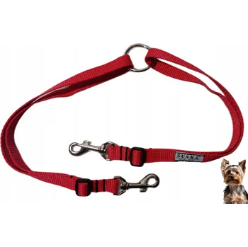Vodítko pro psa Vodítko rozdvojka vel. S/M 15mm 40/60 cm pro psa