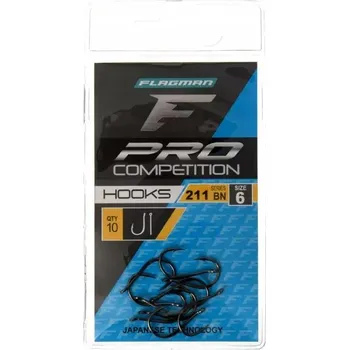 Rybářský háček Zemní Háčky s protihrotem Flagman 211 BN 10 ks