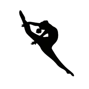 Textilní nažehlovací páska Nažehlovací obrázek - gymnastika IV (7,5 x 9,0 cm)