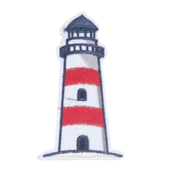 Nažehlovací nášivka - maják (9,5 x 5,5 cm)