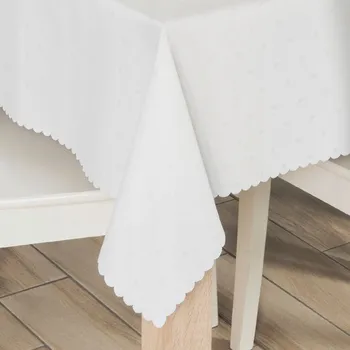 ubrus Krémový UBRUS ODPUZUJÍCÍ SKVRNY 140x220 cm SVATÉ PŘIJÍMÁNÍ KŘTINY SVATEBNÍ HOSTINA