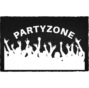 Rohožka Černá kokosová rohožka vstupní do domu | Party Zone Dárek 40x60cm