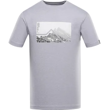 Pánské tričko Alpine Pro Goraf 2 Pánské triko MTSE954 šedá M