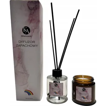 Svíčka Sójová vonná svíčka Růže a Vanilka KaWilamowski