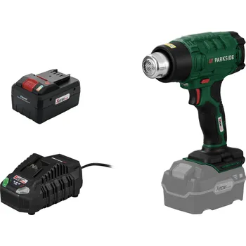 Horkovzdušná pistole PARKSIDE® Aku horkovzdušná pistole PHLGA 20-Li C2, Smart 8 Ah