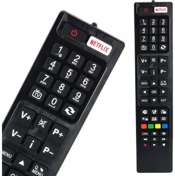 Dálkový ovladač Dálkový Ovladač pro TV LCD/LED Panasonic, BUSH, FINLUX, MEDION RC48125 NETFLIX (RC48127)