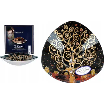 DEKORATIVNÍ MISKA KLIMT STROM ŽIVOTA SALÁTOVÁ MÍSA UMĚNÍ CARMANI