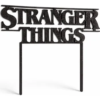 Stranger things 1 - plastový zápich - Červená