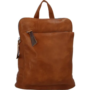 Městský batoh Dámský městský batoh kabelka hnědý - Paolo Bags Buginni hnědá