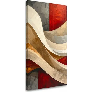 Obraz Obraz do obýváku, ložnice, kanceláře nebo loftu, Abstrakce linie textury 50x100