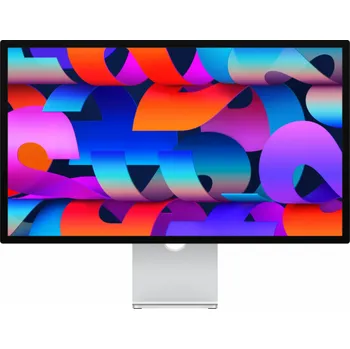 Monitor Apple Studio Display (68.3 cm (27 Zoll), silber, Neigungsverstellbarer Standfuß, Standardglas, 5K Retina, Webcam)