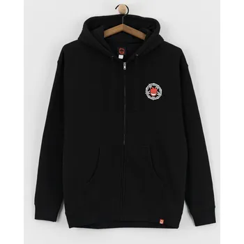Pánská mikina Spitfire Pentagram Drip Dbl ZHD (black w/red & white prints) L, černá