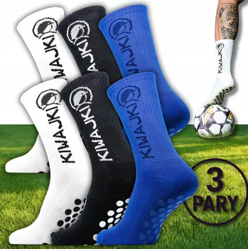 Pánské ponožky KIWAJKI vícebarevné Fotbalové štulpny vel. 41-45