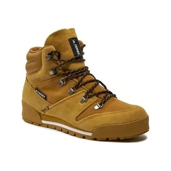 Pánská treková obuv Trekingová obuv adidas Terrex Snowpitch C.Rdy FV7960 Hnědá 40