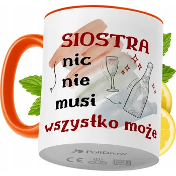 Hrnek Polidraw Hrnek Polidraw pro sestru keramika 330 ml