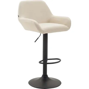 Barová židle LRCZ Barová židle Braga imitace kůže Barva: Bílá, Barva rámu: chrom