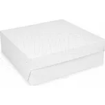 Krabice na dort (PAP-Recy) bílá 18 x 18 x 9 cm [50 ks]
